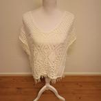 MERK? = leuke damestop, wit, maat XL., Wit, Maat 46/48 (XL) of groter, Ophalen of Verzenden, Zo goed als nieuw