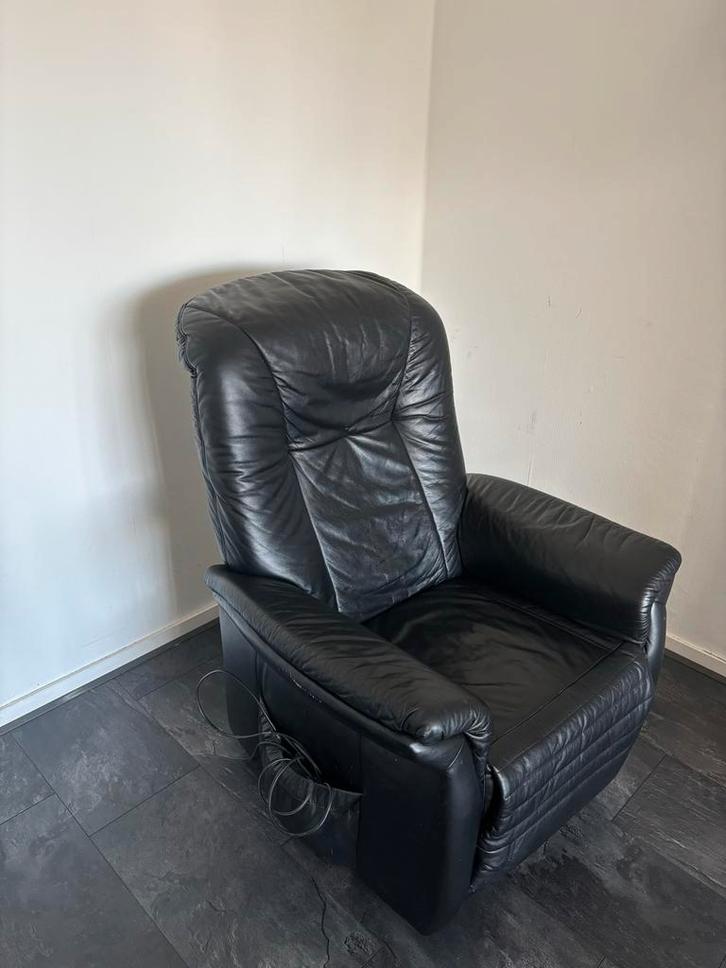 Himolla Elektrische Relax Fauteuil - Comfortabel!, Huis en Inrichting, Fauteuils, Gebruikt, Leer, 75 tot 100 cm, Ophalen