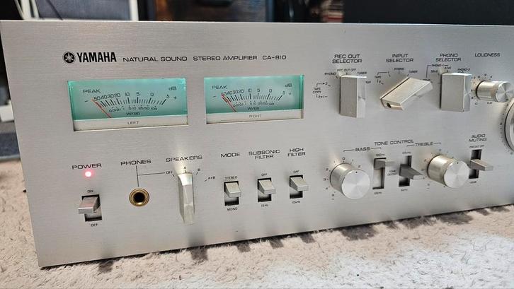 Yamaha CA-810 Stereo Versterker - Vintage Klassieker, Audio, Tv en Foto, Versterkers en Receivers, Gebruikt, Stereo, Yamaha, Ophalen of Verzenden