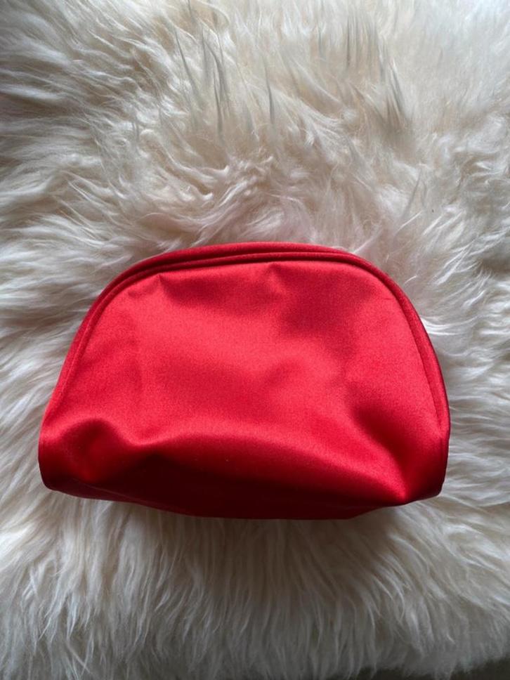 Rode make-up / toilettas, Sieraden, Tassen en Uiterlijk, Toilettassen, Zo goed als nieuw, Jongen of Meisje, Rood, Verzenden