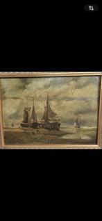 H.W. Mesdag - Oud schilderijtje, Ophalen of Verzenden