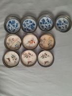 Vintage Onderzetters met Bloemen en Vogels, Ophalen of Verzenden