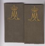 set rangen gvt met KMA logo, Ophalen of Verzenden, Landmacht, Nederland, Embleem of Badge