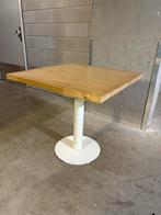Bistro Tafel - Berken Tafelblad 80x80cm (2 tables available), Antiek en Kunst, Antiek | Meubels | Tafels, Ophalen
