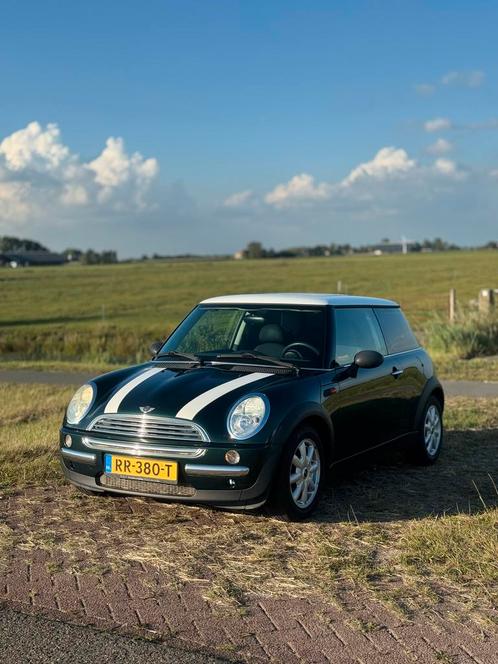 Mini cooper chili 1.6 racing green 2003, Auto's, Mini, Particulier, Cooper, ABS, Airbags, Airconditioning, Bluetooth, Centrale vergrendeling