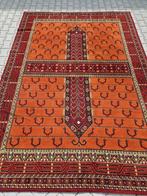 315x225 Wollen Tapijt Vintage Vloerkleed Oranje Rood Retro, 200 cm of meer, Perzisch Industrieel Warm Wol, 200 cm of meer, Gebruikt