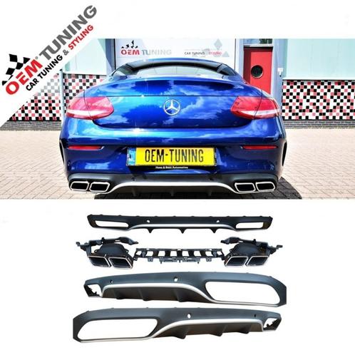 MB C-Class | C205 C63 COUPE AMG Look Diffuser | 2015-2018 |, Auto diversen, Tuning en Styling, Ophalen of Verzenden