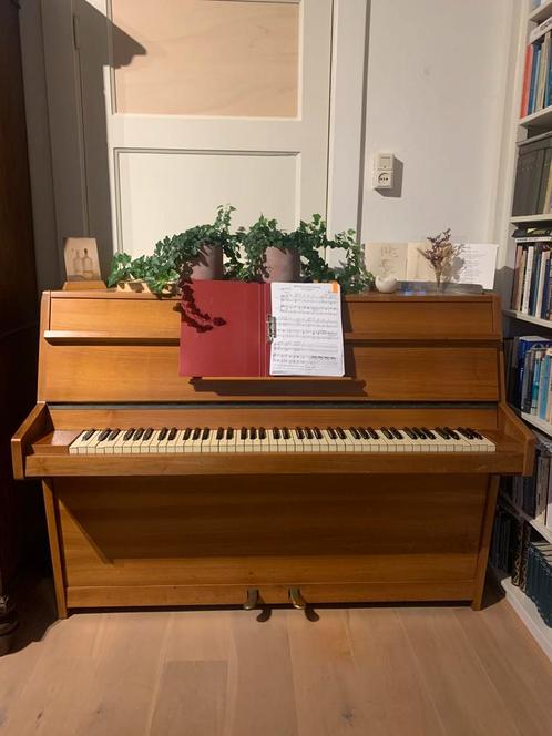 Studiepiano Ritter, Muziek en Instrumenten, Piano's, Gebruikt, Piano, Bruin, Ophalen