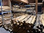 Kastanje palen afrastering schutting natuurlijk hout, Ophalen of Verzenden, Nieuw, 250 cm of meer, Palen