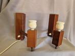 Scandinavische retro wandlampen, Ophalen of Verzenden, Zo goed als nieuw, Hout