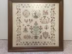 Geborduurde Wanddecoratie - Sampler, Antiek en Kunst, Ophalen