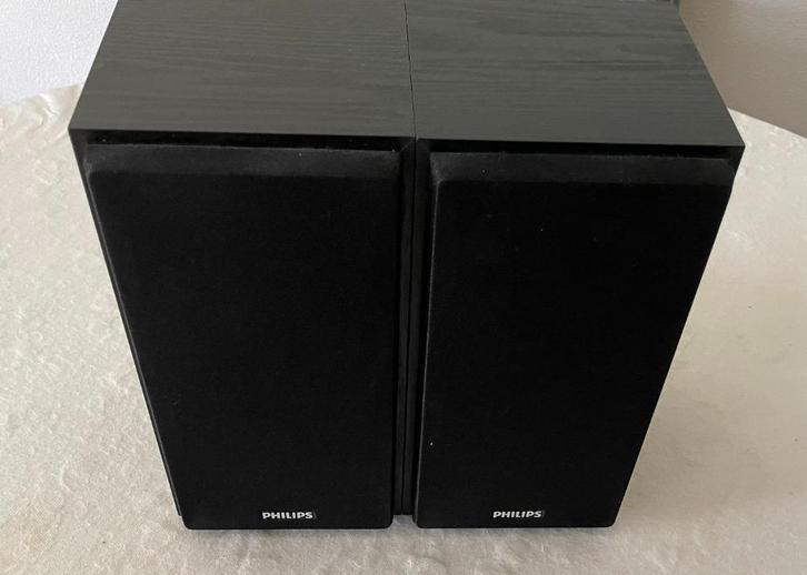 Philips boxen, Audio, Tv en Foto, Luidsprekers, Zo goed als nieuw, Front, Rear of Stereo speakers, Minder dan 60 watt, Philips