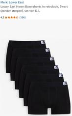 lower east heren boxers xxl 6 stuks Nieuw!, Ophalen of Verzenden, Zwart, Lower east, Boxer