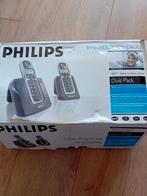 Philips DECT Telefoon - Duo Pack, Ophalen, Gebruikt, 2 handsets, Stralingsarm