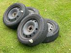 Set winter wielen winterbanden fiat 500 4x98 185/55/15, Ophalen of Verzenden