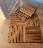 26x houten hout terrasvlonder vlondertegels terras tegels, Ophalen of Verzenden, Zo goed als nieuw, Hout