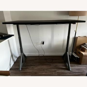 IDÅSEN sta/zit bureau (Elektrische) 160x80 cm, zwart, IKEA beschikbaar voor biedingen