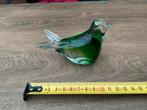 Nieuw Murano glas vogel of mus beeld groen 10/11cm, Antiek en Kunst, Ophalen