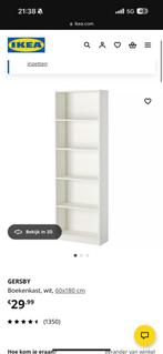 ikea boekenkast gersby, Ophalen, 200 cm of meer, 50 tot 100 cm, Zo goed als nieuw