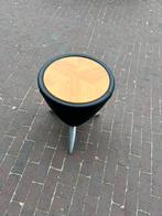 Als nieuw Leolux Tamtam Bijzettafel hout zwart Design tafel, Huis en Inrichting, Tafels | Bijzettafels, Ophalen of Verzenden, Zo goed als nieuw