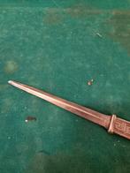briefopener vintage messing verzilverd, Ophalen of Verzenden