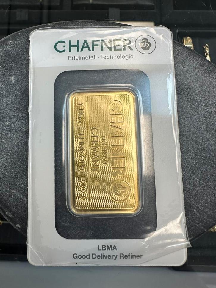 Nieuwe 24k goudbaar 1 Unze| Proof!, Postzegels en Munten, Edelmetalen en Baren, Goud, Ophalen of Verzenden
