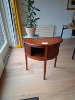 Halvemaans bijzettafeltje  1920 -1930, Huis en Inrichting, Tafels | Bijzettafels, Ophalen of Verzenden, Zo goed als nieuw, Rond