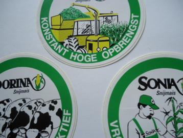sticker oud Boer oogst mais landbouw traktor tractor retro beschikbaar voor biedingen
