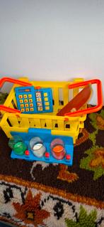 Fisher Price Boodschappenmandje met Kassa, Ophalen, Gebruikt, Kunststof, Speelkeuken-accessoire