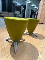2x Leolux Tamtam Bongo Groen – NP: €1.200 p/st, Huis en Inrichting, Banken | Voetenbanken en Poefen, Minder dan 50 cm, Leolux