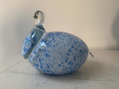 Glazen vogel van Meri Lasi, Verzamelen, Beelden en Beeldjes, Gebruikt, Dier, Ophalen of Verzenden