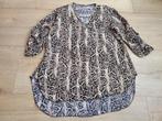 Beige slangenprint tuniek maat XL ~ TH0006, Ophalen of Verzenden, Zo goed als nieuw, Maat 46/48 (XL) of groter, Beige