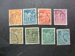 Duitse Rijk serie 238-245 Gestempeld,( aanbieding ), Ophalen of Verzenden, Overige periodes, Gestempeld