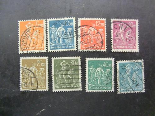 Duitse Rijk serie 238-245 Gestempeld,( aanbieding ), Postzegels en Munten, Postzegels | Europa | Duitsland, Gestempeld, Overige periodes