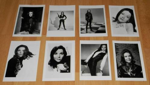 8 Diana Rigg als Mrs Peel kaarten - set A, Verzamelen, Ansichtkaarten | Themakaarten, Ongelopen, 1960 tot 1980, Sterren en Beroemdheden