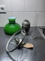 olie lamp groen, Antiek en Kunst, Antiek | Lampen, Ophalen