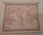 Wandkleed wereldkaart 120x95 cm, Ophalen of Verzenden, Zo goed als nieuw, Rechthoekig