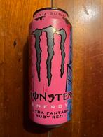 Monster Energy Ultra Fantasy Ruby Red Blik USA, Verzamelen, Merken en Reclamevoorwerpen, Ophalen of Verzenden, Gebruikt, Verpakking