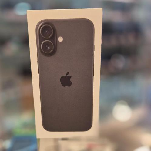 Iphone 16 black 128gb, nieuw in doos gesaeld, met aankoopbon, Telecommunicatie, Mobiele telefoons | Apple iPhone, Zo goed als nieuw