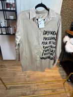 Leuke blouse crème met letters one size nieuw, Nieuw, Beige, Maat 38/40 (M), Ophalen of Verzenden