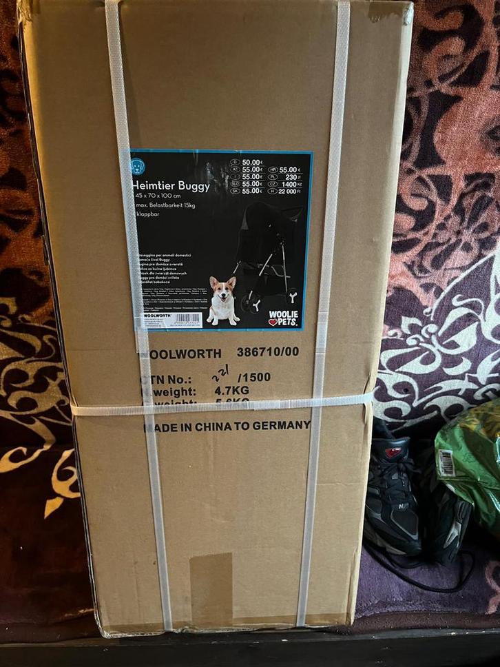 Honden buggy NIEUW in doos, Dieren en Toebehoren, Honden-accessoires, Nieuw, Ophalen