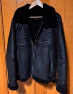 PME Legend sheepskin Bomberjack - Stijlvol en Warm!, Kleding | Heren, Jassen | Winter, Maat 52/54 (L), Zwart, Ophalen of Verzenden