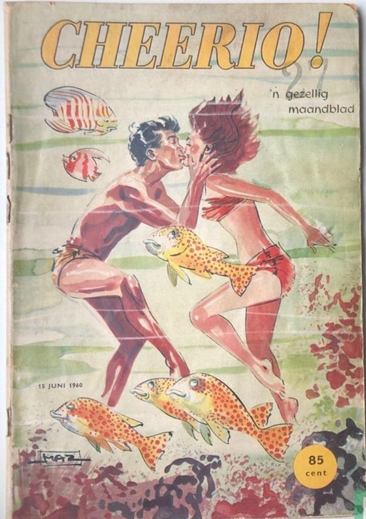 Cheerio magazine No. 164 - 1960 - ALfred Mazure / MAZ, Verzamelen, Tijdschriften, Kranten en Knipsels, Tijdschrift, Nederland
