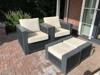 tuinset met all weather kussens, Tuin en Terras, Ophalen, Overige materialen, Gebruikt, 6 zitplaatsen