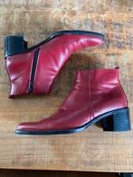 ECCO SHAPE leren laarsjes zgan 38,5, Kleding | Dames, Schoenen, Ophalen of Verzenden, Zo goed als nieuw, Rood