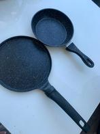 Pannen Set - Koekenpan & Pannenkoekenpan voor alle bronnen, Huis en Inrichting, Keuken | Potten en Pannen, Gebruikt, Inductieplaat