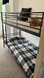 Ikea stapelbed met matrassen., Huis en Inrichting, Slaapkamer | Stapelbedden en Hoogslapers, Ophalen, 90 cm, Tweepersoons, Zo goed als nieuw