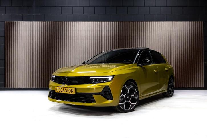 Opel Astra 1.6 Hybrid Ultimate | Pano | Leder | Winter Pakke, Auto's, Opel, Bedrijf, Te koop, Astra, 360° camera, ABS, Achteruitrijcamera