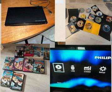Philips DVD Speler + Films/Series beschikbaar voor biedingen