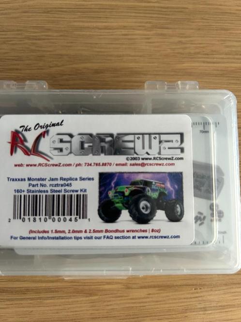 RC Screwz voor Traxxas Monsterjam, Hobby en Vrije tijd, Modelbouw | Radiografisch | Auto's, Nieuw, Onderdeel, Elektro, Schaal 1:10